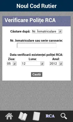 Noul Cod Rutier 2012 android App screenshot 0