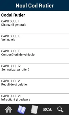 Noul Cod Rutier 2012 android App screenshot 2